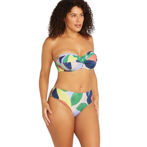 NWT! Artesands L'Avana Multi Botticelli Bandeau Bikini Top - Size 16 - Picture 5 of 13